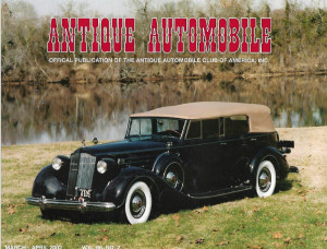 ANTIQUE AUTOMOBILE 2002 MAR - '37 PACKARD, '36 AUBURN, '20'S FIRE TRUCK